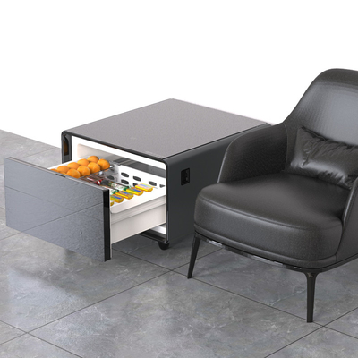 Wireless Charging Tischkühlschrank für Make-up und Schönheitsartikel in Schwarz