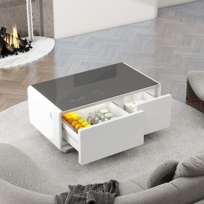 2024 PRIMST Wohnzimmermöbel Smart Coffee Table mit 2 Kühlschubladen