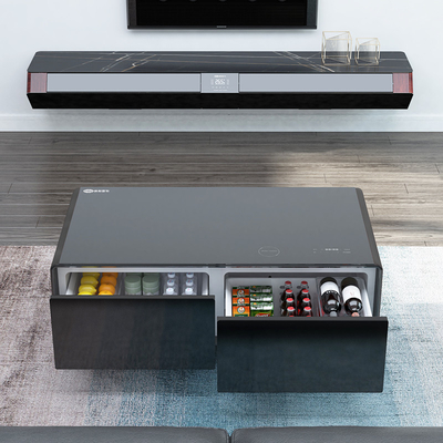Smart Coffee Table mit LED-Atmosphärenlicht und USB-Ladegerät