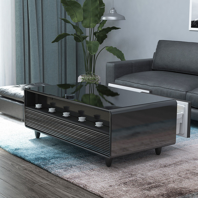 Smart Coffee Table 2024 Neueste 135L Kühlschrank mit Musiklautsprechern und automatischem Auftauen