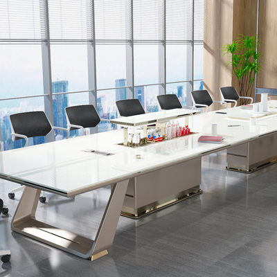 Intelligenter und platzsparender Multifunktionslift Gefrierschrank Konferenztisch für moderne Büroräume