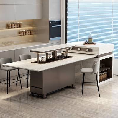 1232*465*791mm Kühlschrank Körpergröße Multifunktionales Marmorbartisch für modernes Esszimmer