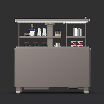 150L Smart Home eingebetteter verstellbarer Eistisch Tiefkühlschrank Doppeltürkühlschrank Gefrierschrank