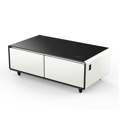 Doppel-USB-Kühlschubladen Kühlschrank mit eingebautem Audio-Player und drahtlosem Laden