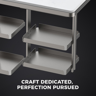Kompressor eingebettete Lift Up Eis Tisch für Aluminiumlegierung Multifunktionskaffeetafel
