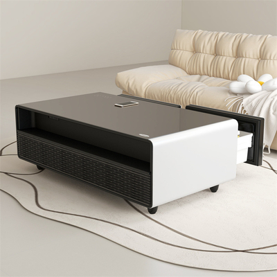 Wohnzimmermöbel Moderne Smart Coffee Table mit Tiefkühlschub und drahtlosem Ladegerät