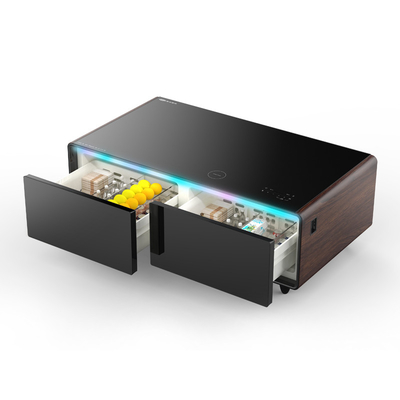 Home Möbel Smart Coffee Table mit eingebauten Lautsprecher Kühlschrank Metallkarton