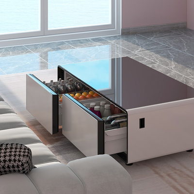 2024 Einstellbarer Smart Coffee Table mit Musikplayer und Edelstahlkonstruktion
