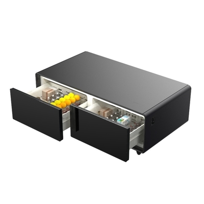 Multifunktionaler Haushaltskaffeetisch mit eingebauter Kühlschrank und Musical Player