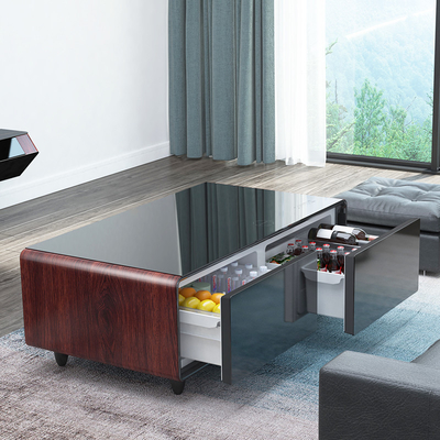 Drahtloses Laden Kühlschrank Kaffeetisch Eisen Hausnotwendig mit multifunktionellem Design