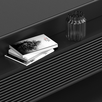 Moderne Kaffeetafel aus gehärtetem Glas mit Kühlschubladen für Wohnzimmer