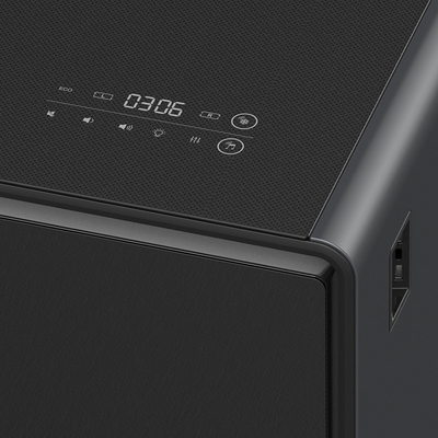 Mini-Kühlschrank für Hotelgäste mit Musiklautsprecher und Telefon-Tisch 60W Glastür
