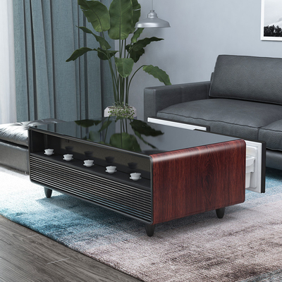 Smart Coffee Table Kühlschrank mit 2 Schubladen Kühlschrank und 1295*705*457mm Größe für Zuhause