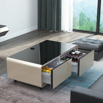Transformieren Sie Ihr Zuhause mit Smart Coffee Table 2 Kühlschränke Wireless Charging