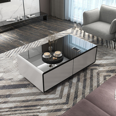 Doppeltürer Doppelzone Weinkühlschränke Bierkühlschrank für Smart Coffee Table 75W