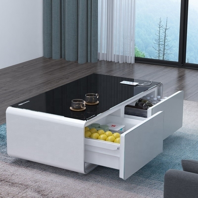 3D-Druck Moderne intelligente Möbel Kaffeetafel Kühlschrank mit Musik-Player und Telefonladegerät