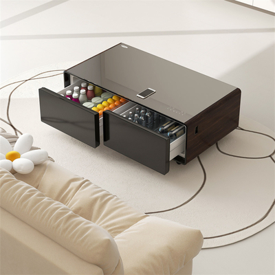 75W kommerzieller Smart Doppeltürkühlschrank für Wohn- und Schlafzimmermöbel
