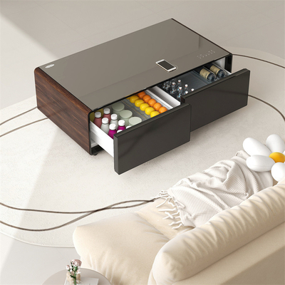 75W kommerzieller Smart Doppeltürkühlschrank für Wohn- und Schlafzimmermöbel