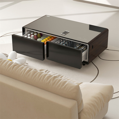 75W kommerzieller Smart Doppeltürkühlschrank für Wohn- und Schlafzimmermöbel