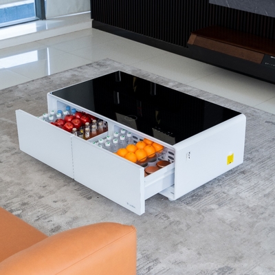 Möbel für Hotelzimmer Moderne Couchtisch mit eingebauter Kühl- und Gefrierschublade