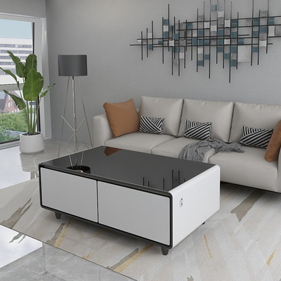 Transformieren Sie Ihr Wohnzimmer mit einem multifunktionalen Smart-Kühlschrank-Tisch