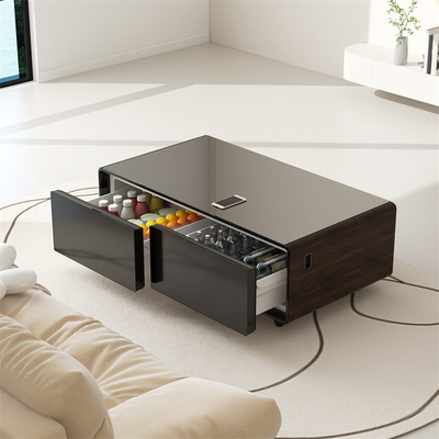 Schlafzimmermöbel Metallzentrum Kaffeetische mit Schublade Wohnzimmer moderner Luxus
