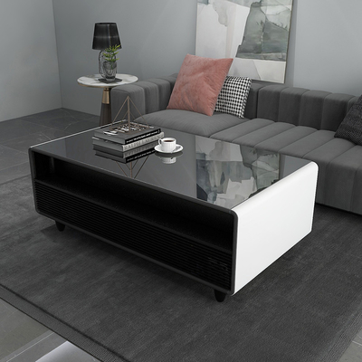 Wohnzimmermöbel Wasserdicht Smart Coffee Table mit drahtlosem Ladegerät und Musiklautsprecher