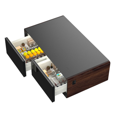 USB-Installation Anpassung Metall-Wireless-Ladegerät Kaffeetisch mit Speicherfunktion