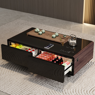 2024 Primst Luxus-Tische Smart-Tee-Tisch Boling Kettel Teekanne Set und Kühlschrank Schublade