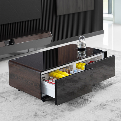 Individuell angepasster Smart Doppeltür Tisch Mini Bar Kühlschrank Schubladen mit Multifunktionalen Kaffeetisch