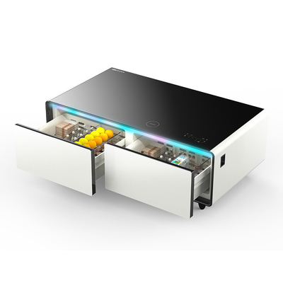 Transformieren Sie Ihr Wohnzimmer mit diesem multifunktionalen Couchtisch und Kühlschubladen