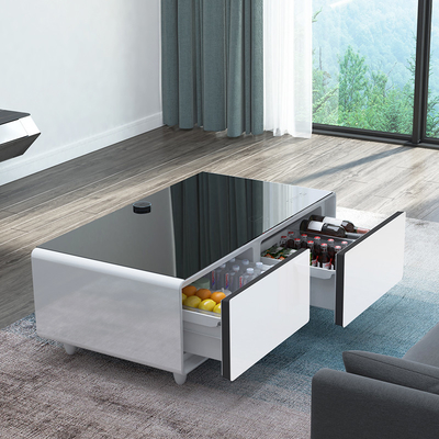 Mini-Kühlschrank Kühler Doppeltürkühlschrank Smart Kaffeetisch Kühlschrank Möbel