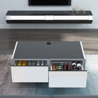 Mini-Kühlschrank Kühler Doppeltürkühlschrank Smart Kaffeetisch Kühlschrank Möbel