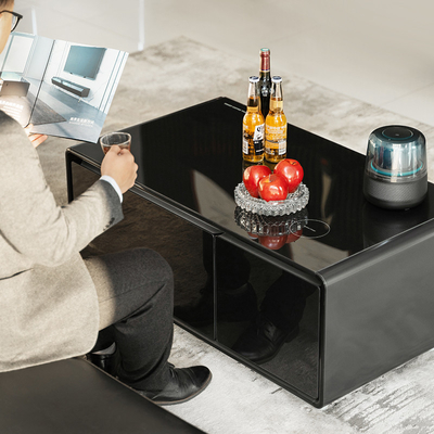1110mmx647mmx457mm Wireless Charging Smart Coffee Table für Büro und Zuhause