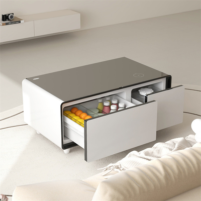 Morden Style Doppeltürer Smart Desktop Kühlschrank mit drahtlosem Laden USB 39KGS