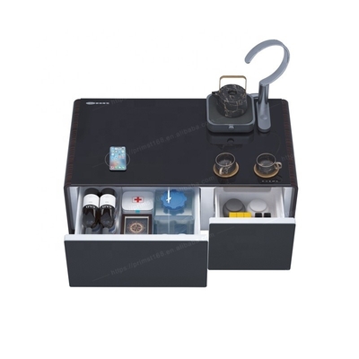 Morden Style Doppeltürer Smart Desktop Kühlschrank mit drahtlosem Laden USB 39KGS