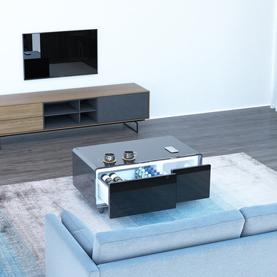 Morden Style Doppeltürer Smart Desktop Kühlschrank mit drahtlosem Laden USB 39KGS