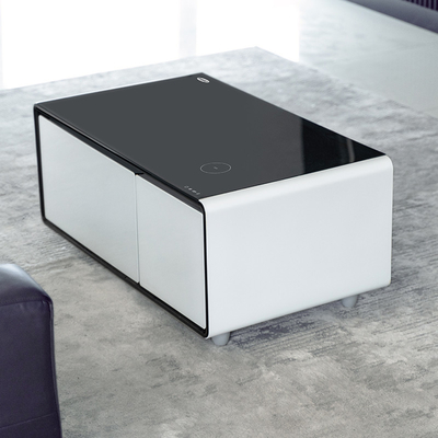 Smart Coffee Table mit Kühlschrank und drahtlosem Ladegerät