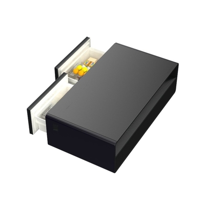 Wein Schrank Smart Coffee Table Seidenbildschirmdruck und drahtloses Laden inklusive