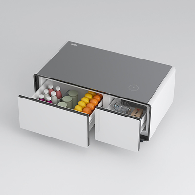 Musiktisch Wireless Charging Mini-Kühlschrank mit Kühlschubladen und 60L Kapazität