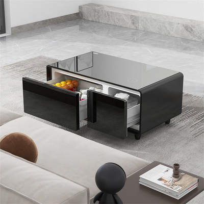 Energieeffizienzstufe 2 Smart Side Table Kühlschrank mit drahtlosem Ladegerät