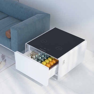 220240110V Mini-Kühltisch mit drahtlosem Laden und Smart Coffee Table 65L