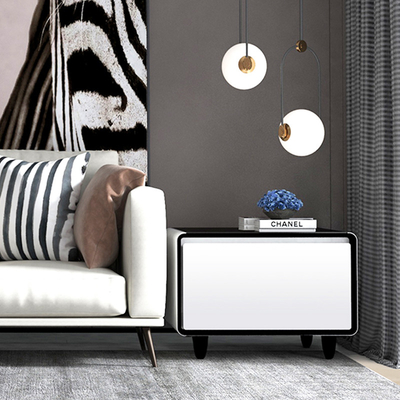 220240110V Mini-Kühltisch mit drahtlosem Laden und Smart Coffee Table 65L