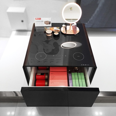 Wohnzimmermöbel Spezifischer Couchtisch Smart Technology und Mini-Kühlschrank inklusive
