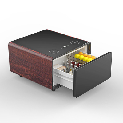 Wohnzimmermöbel Smart Mini Kühlschrank Kaffeetafel mit USB-Ladung und Musikspieler