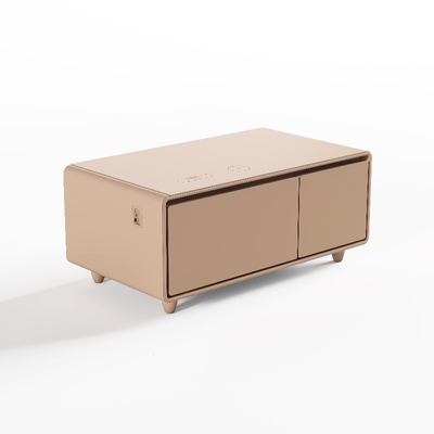 90L farbige Smart-Möbel mit multifunktionellem drahtlosem USB-Ladegerät und Mini-Kühlschrank