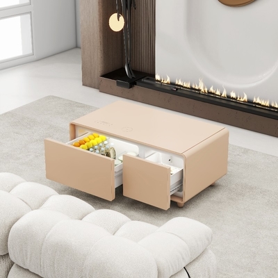 90L farbige Smart-Möbel mit multifunktionellem drahtlosem USB-Ladegerät und Mini-Kühlschrank