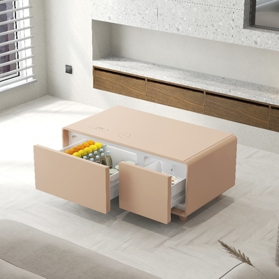 90L farbige Smart-Möbel mit multifunktionellem drahtlosem USB-Ladegerät und Mini-Kühlschrank