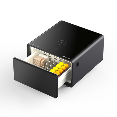 Stromverbrauch 0,32 KWh/24h Smart Coffee Table mit Touchscreen und Kühlschrank