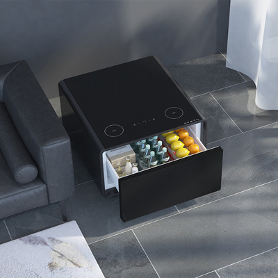 Smart Coffee Table mit Kühlschrank Die perfekte Ergänzung zu Ihrem Essen zu Hause